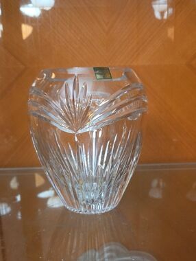 Waterford Clear Crystal Cut Vase - Clear